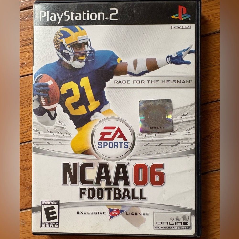 PlayStation 2 EA Sports NCAA 06 Football Video GameGame